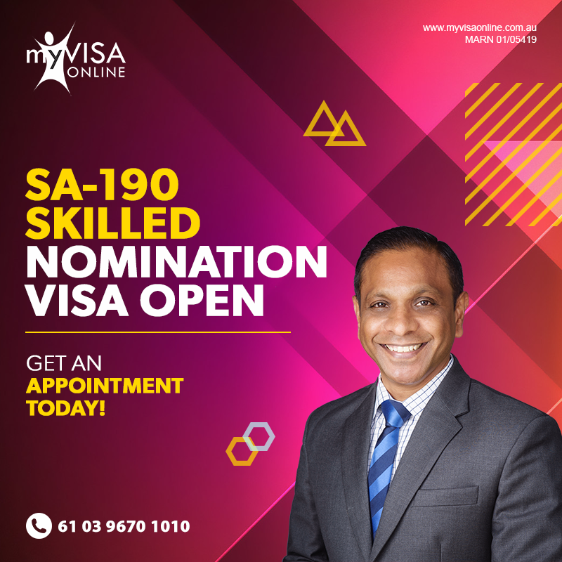 SA Skilled Nominated Visa Subclass 190