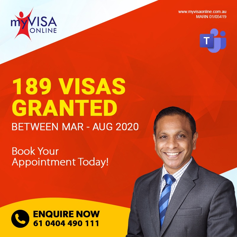 189 Visas Granted Between March 2020- August 2020