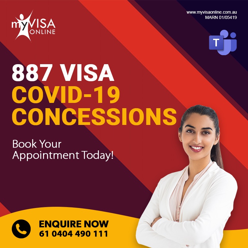 COVID-19 (Coronavirus) concessions to assist prospective Skilled – Regional (subclass 887) visa applicants