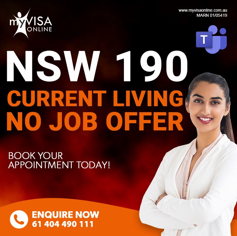 NSW 190 Current Living No Job Offer