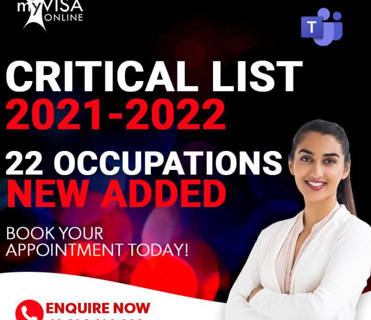 22 Newly Added Critical Occupation List 2021