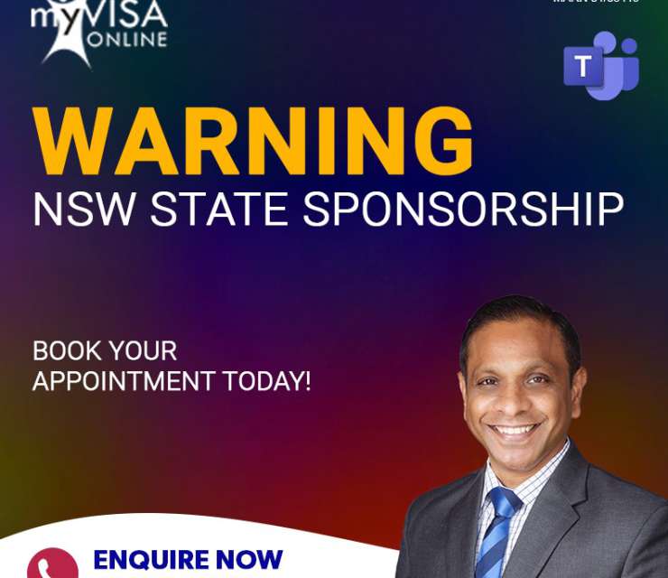 NSW State Sponsorship Warning