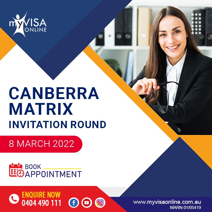 Canberra Matrix Invitation Round 08 March 2022