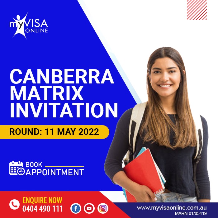 Canberra Matrix Invitation Round: 11 May 2022