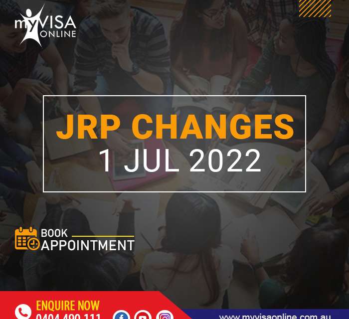 JRP Changes 1 July 2022