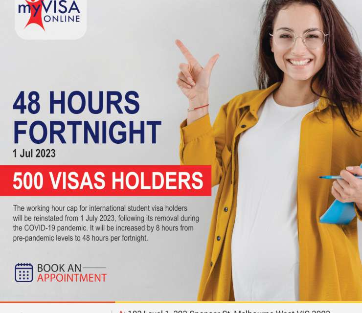 48 Hours work Rights Fortnight from 1st July 2023 for Student Visa Holders