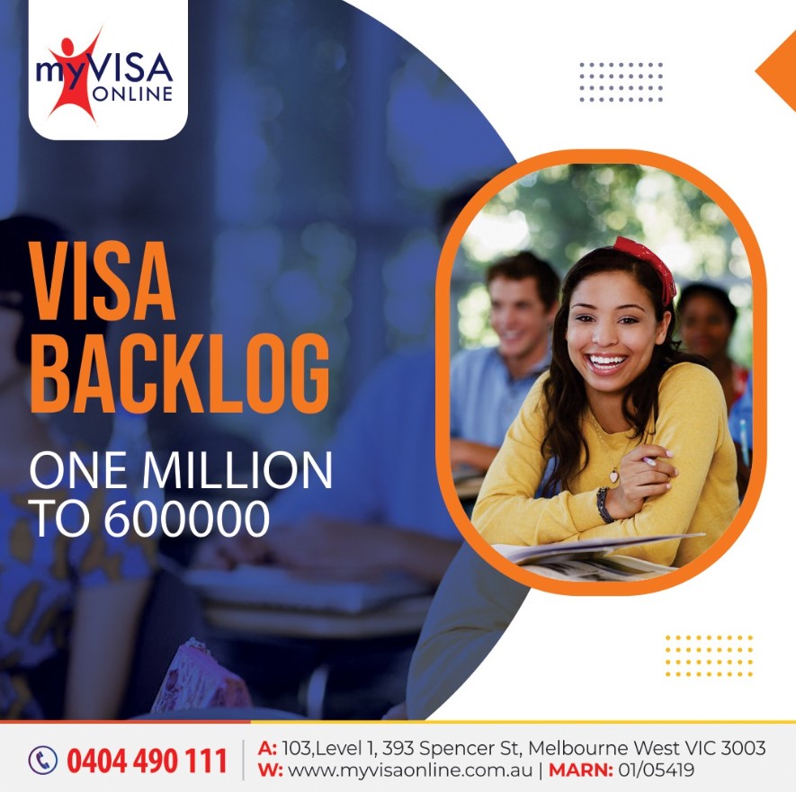 Visa Backlog One Million to 600000