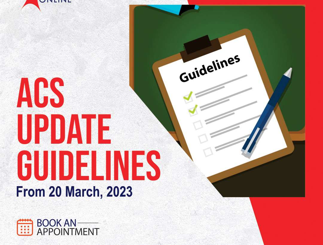 ACS Update Guidelines From 20 March 2023