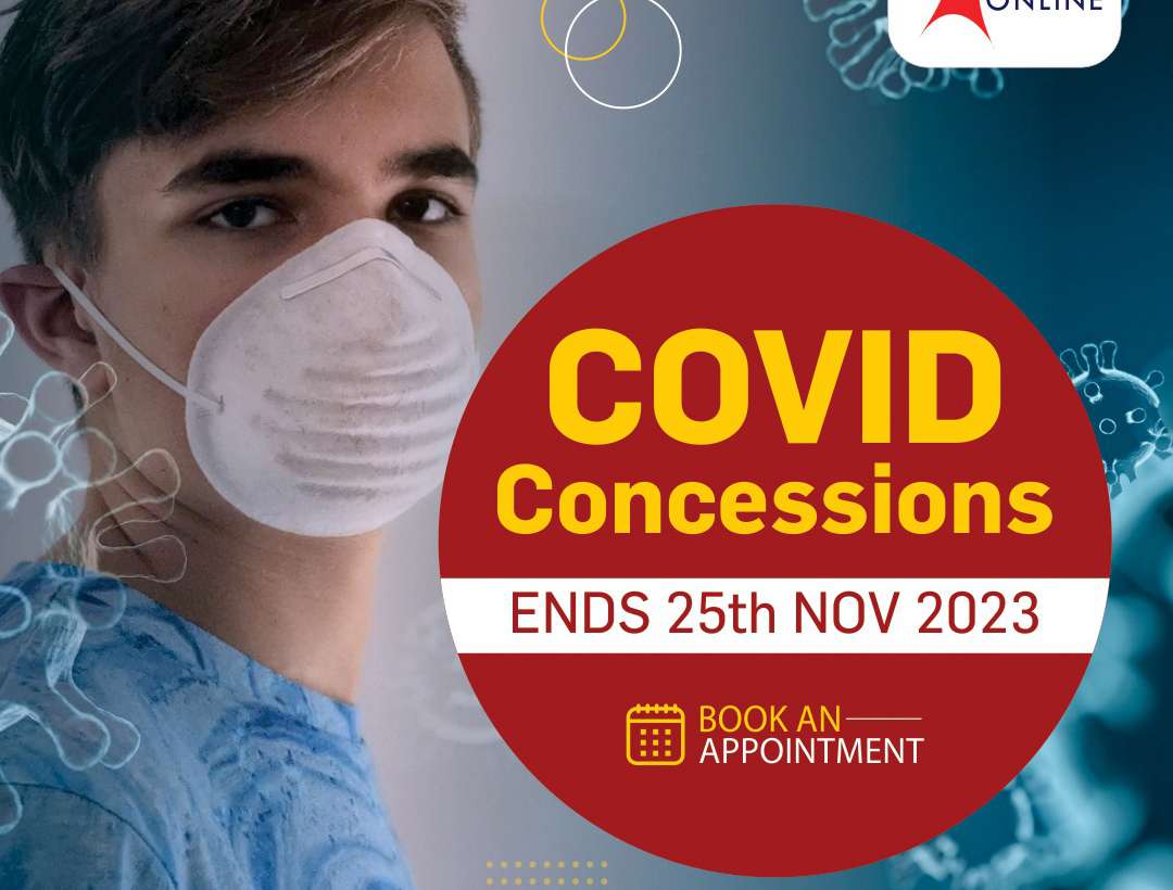 The COVID-19 concession period will cease on 25 November 2023