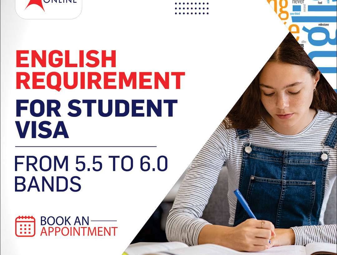 English Requirement for Student Visa from 5.5 to 6.0 Band