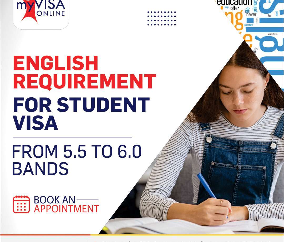 English Requirement for Student Visa from 5.5 to 6.0 Band